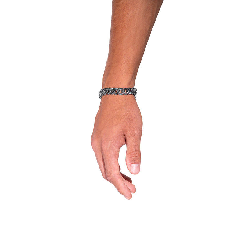 Buy Suyi Men's 18K Gold Plated Link Bracelet Classic Carving Wrist Chain  Link Bangle Online at desertcartINDIA